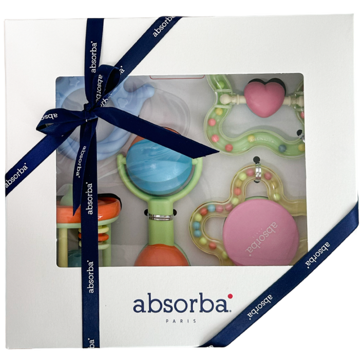 백화점 선물포장 압소바 옥수수 딸랑이 세트 출산선물 백일선물