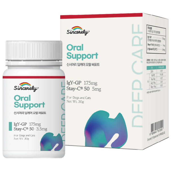 신시어리 반려동물 딥케어 영양제, 구강치석관리, 1개