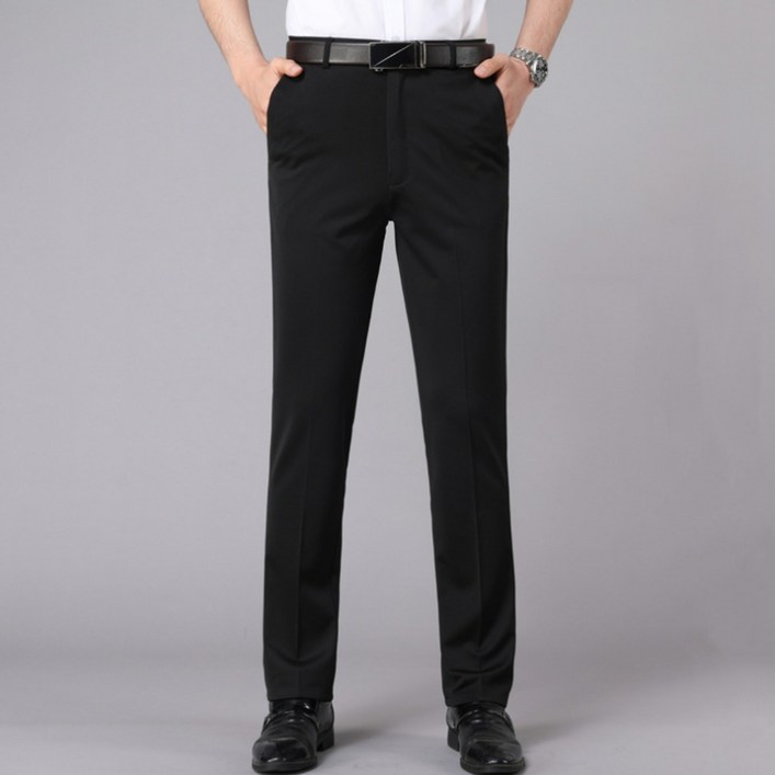 춘게엘 2938 사계절 빅사이즈 비즈니스 정장바지 슬림 일자 스판 남성 캐주얼 팬츠 ghp001