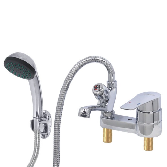 국산 세면샤워수전 세면 샤워겸용 세면대수전 수도꼭지 욕실수전 화장실 수도 샤워기, 1개