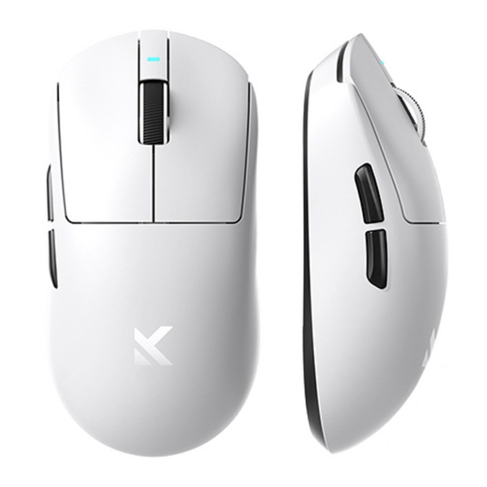 MCHOSE 마이콩 A7 시리즈 3모드 경량 유무선 게이밍 마우스 리시버포함, 화이트, A7 울트라