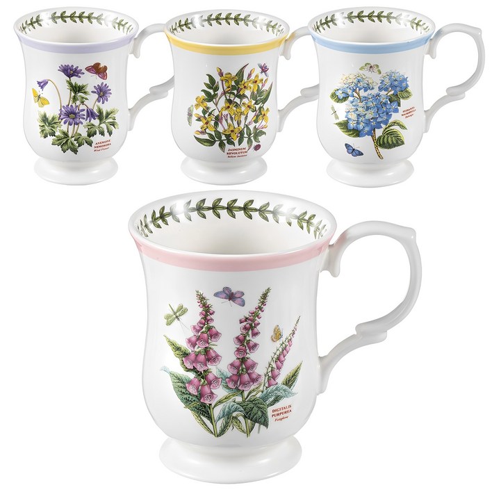 포트메리온 보타닉가든 테라스 벨머그 4종, 혼합색상, 1세트