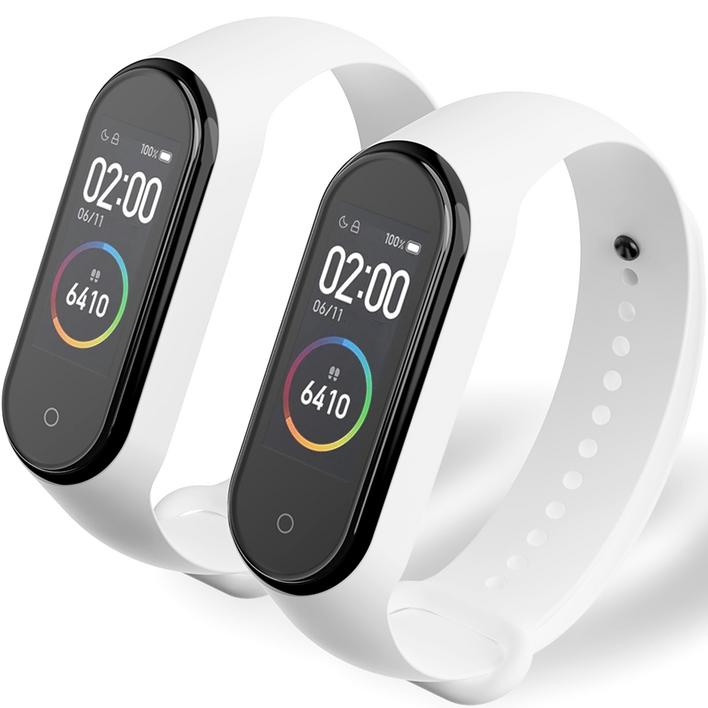 구스페리 스마트워치 실리콘 스트랩 2개, 화이트, 2개