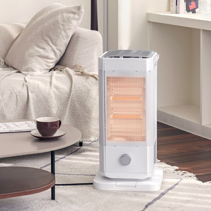 대웅모닝컴 오방향 전기 히터 퓨어화이트 DWH-7700W, DWH-7700W