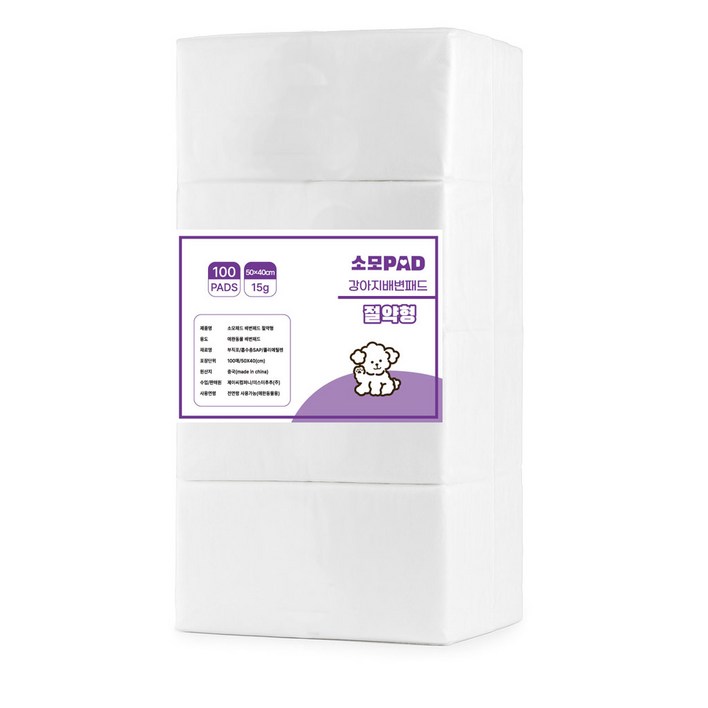 소모 배변패드 절약형 15g, 400개입, 1개