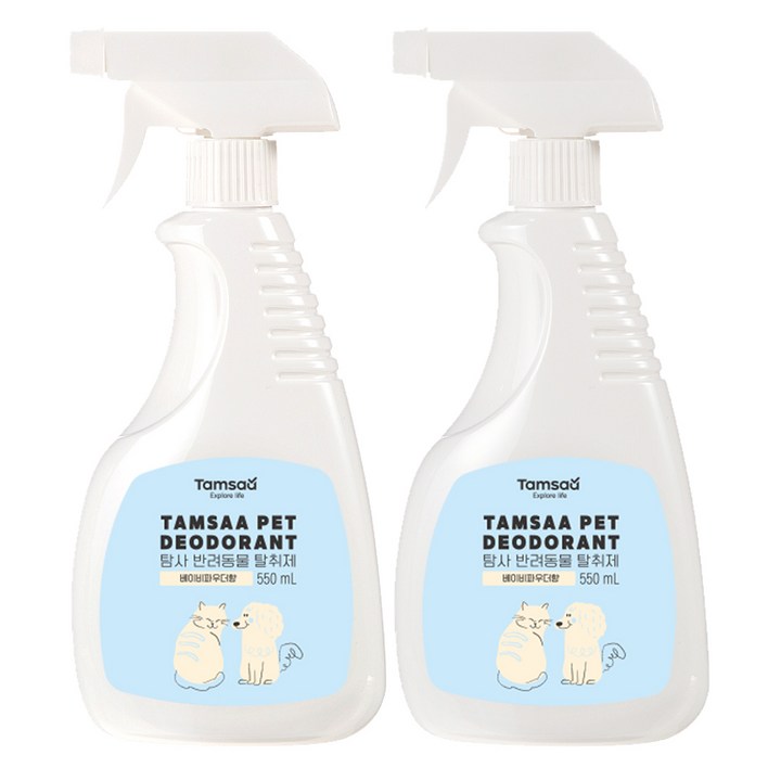 탐사 반려동물 탈취제 본품 베이비파우더향