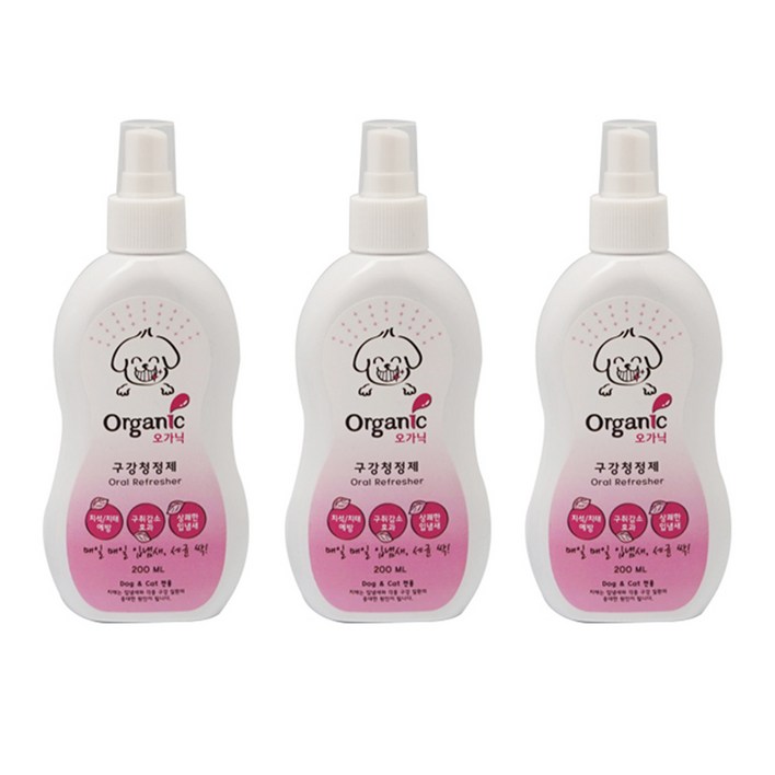 인터펫코리아 오가닉 애견용 구강청결제