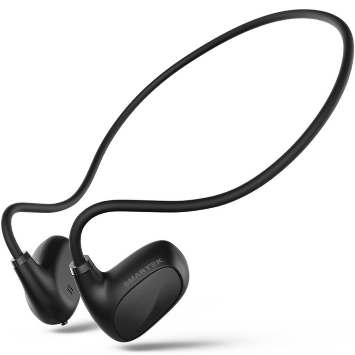 스마텍 골전도형 스포츠 블루투스이어셋, 블랙, STBTRE01