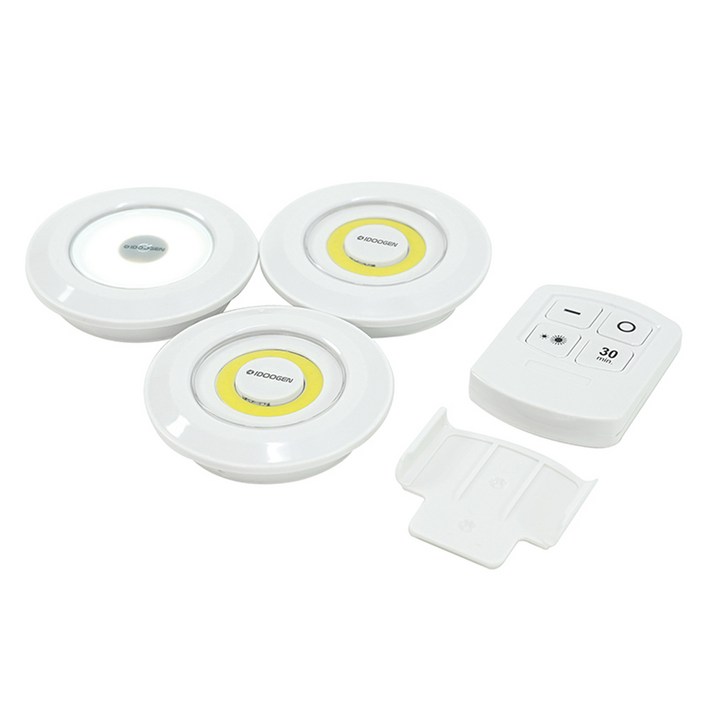 아이두젠 LED 무선 접착식 캠핑 랜턴 3p + 리모컨 세트