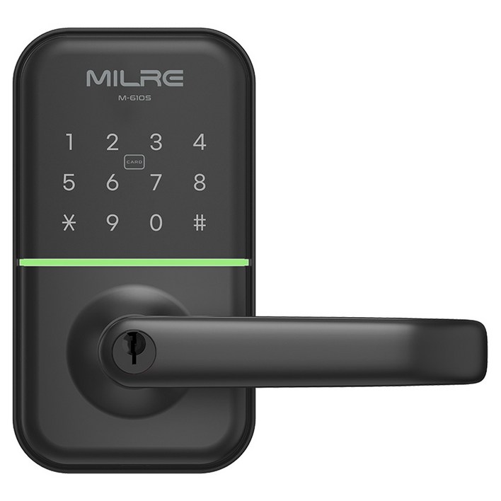 밀레시스텍 목문 손잡이 도어락