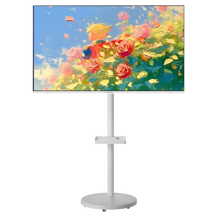 와이드뷰 FHD QLED 화이트에디션 클래식 삼탠바이미 스마트TV, 101cm(40인치), 모니터(GTWV400FHDQ11), 거치대(EKWBYME3822W), 이동형 스탠드, 고객직접설치