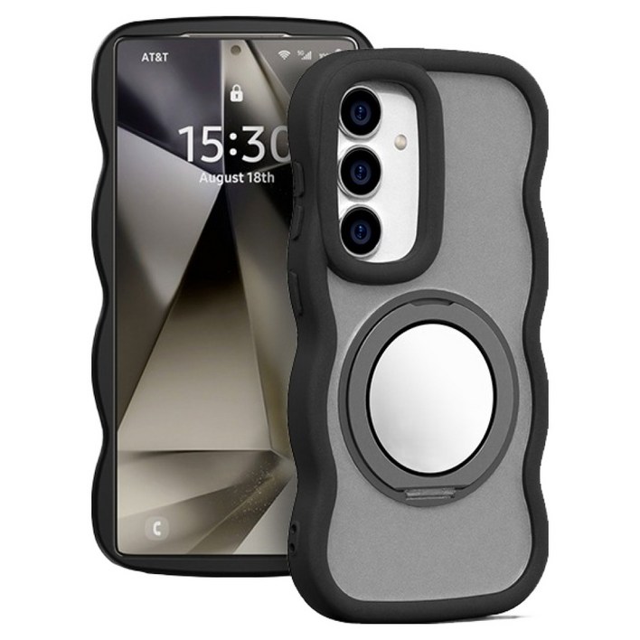 모나프리 웨이브 맥세이프 호환 미러 링 휴대폰 케이스