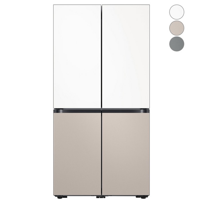 [색상선택형] 삼성전자 비스포크 4도어 냉장고 875L 방문설치