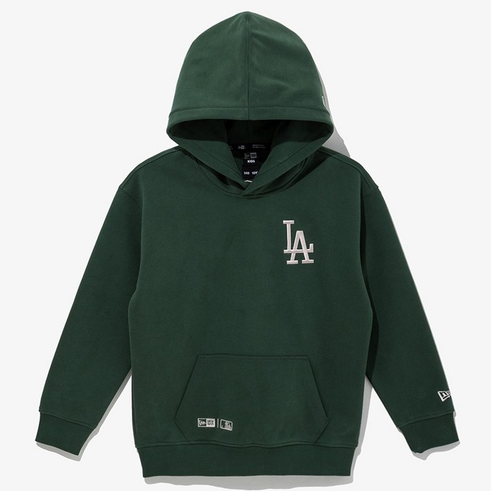 뉴에라 아동용 APK MLB 히스토리 스크립트 HD44 LOSDOD 14443525 기모 후드 티셔츠
