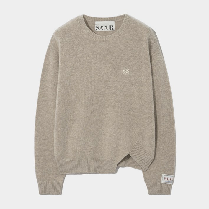 세터 남녀공용 더블린 언발란스 캐시미어 블렌드 니트