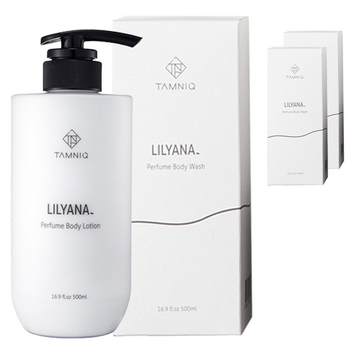 탐니크 퍼퓸 고보습 바디로션 릴리아나, 3개, 500ml