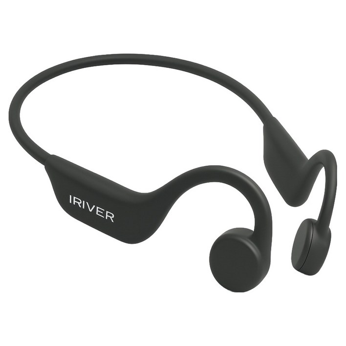 아이리버 골전도 넥밴드 스포츠 블루투스 이어폰, IB-N2, 블랙