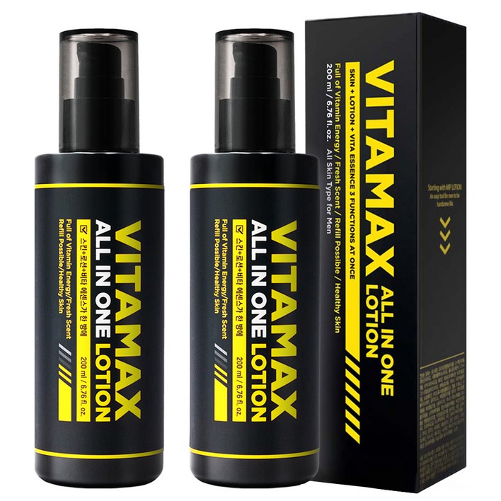 미프 남성 비타맥스 올인원 로션, 200ml, 2개