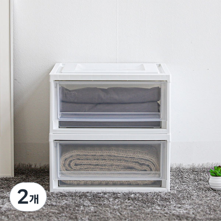 아이리스 국내생산 시스템 수납함 슬라이딩 서랍장 BC450S