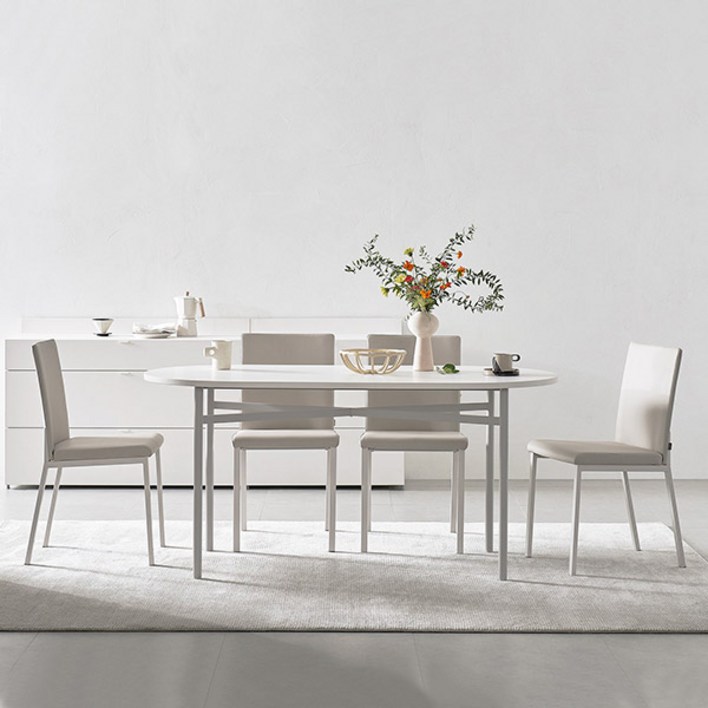 일룸 오노트 1580폭 타원형테이블 방문설치