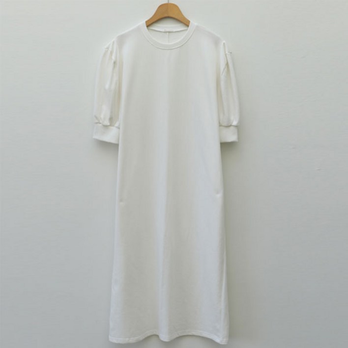 바네사빈 세상편한 퍼프소매 쭈리 롱원피스 v00227