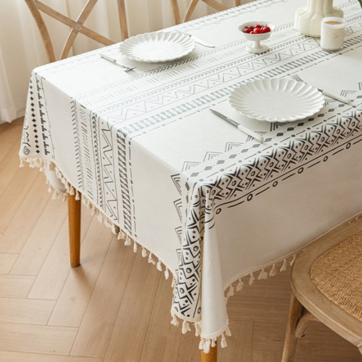 힙앤바디 테이블보 식탁보, 아이보리, 1개, 120 x 170 cm 힙앤바디 테이블보 식탁보, 아이보리, 1개, 120 x 170 cm