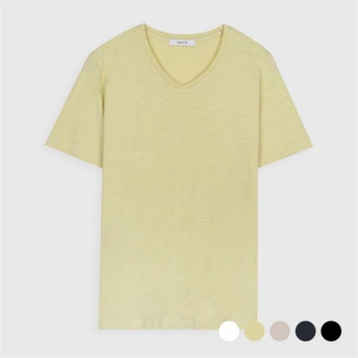 클라비스 SH05 솔리드v넥반팔티 CVHWC2301M