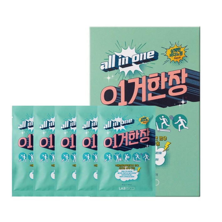 라비스코 이거한장 올인원 트래블샤워타올 상쾌한바다, 5개, 40g 라비스코 이거한장 올인원 트래블샤워타올 상쾌한바다, 5개, 40g