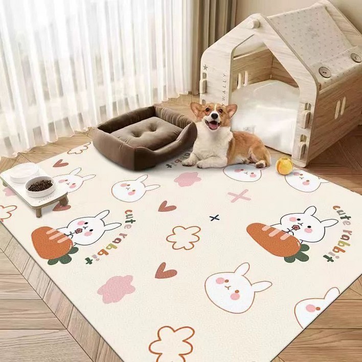나비 푸우형매트 논슬립 사계절 바닥 거실 고양이 강아지