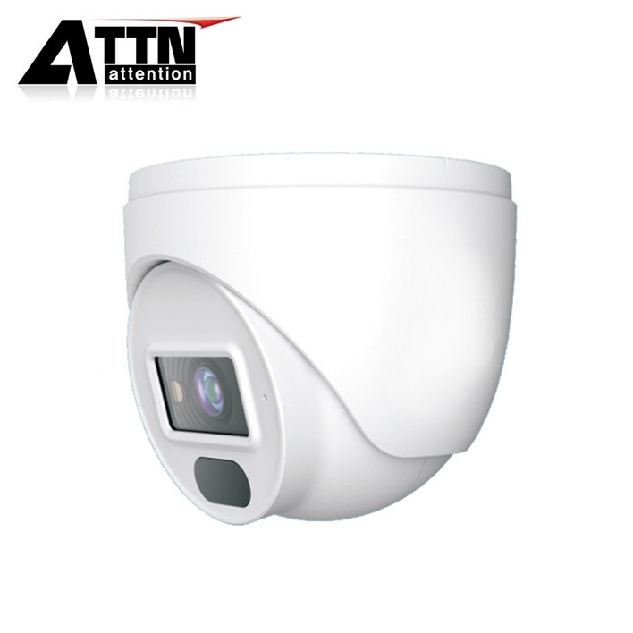 ATTN LFD 2.8mm 400만화소 POE IPC 돔카메라 4MP QHD 2K 적외선 PIR 모션 움직임 감지 LED 듀얼라이트 야간칼라 넓은 화각 스마트폰 원격감시 영상보안, 1개
