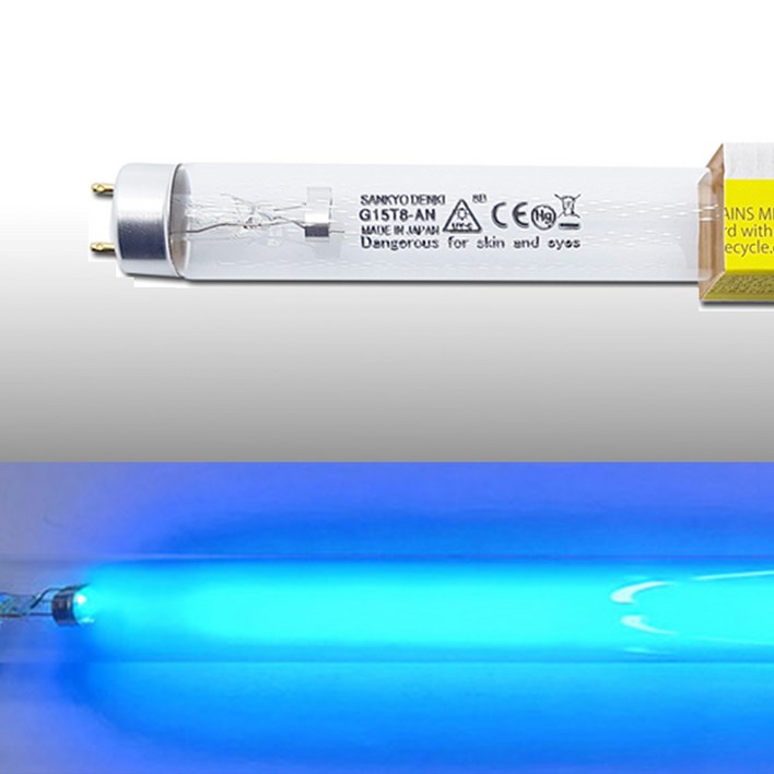 SANKYO G15T8AN 살균 산쿄 UVC 램프 대기정화 공기살균 식품소독, 1개 SANKYO G15T8AN 살균 산쿄 UVC 램프 대기정화 공기살균 식품소독, 1개
