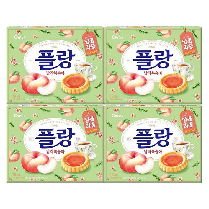 청우식품 플랑 납작복숭아