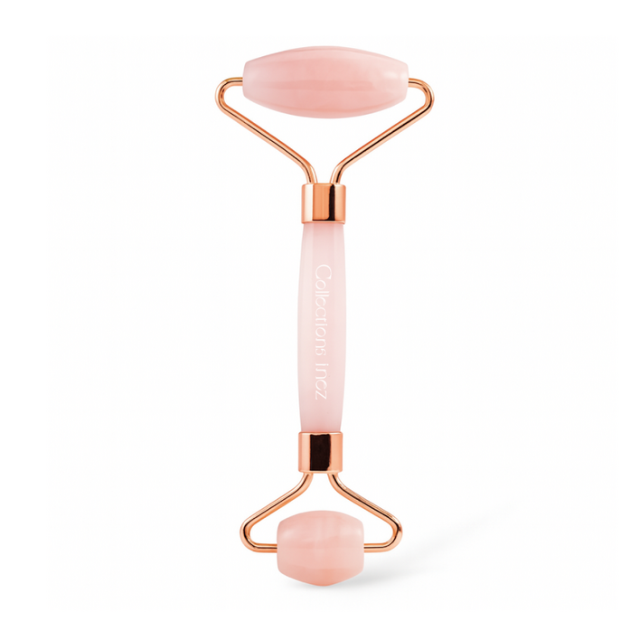 이네즈 로즈쿼츠 괄사 얼굴 마사지 기구 페이스롤러 괄사, 로즈쿼츠페이스롤러, 1개