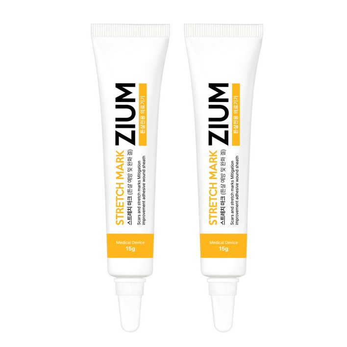ZIUM 스트레치 마크 튼살관리 겔, 15g, 2개 ZIUM 스트레치 마크 튼살관리 겔, 15g, 2개