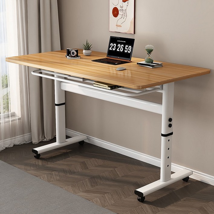 라운드 리프트업 테이블 거실 쇼파테이블 트랜스포머 거실테이블 호사스러운 로그 심플한