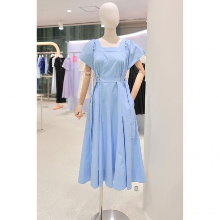 JJ지고트 24S/S 여름 볼륨 슬리브 스퀘어넥 원피스 GP6A0OPR21