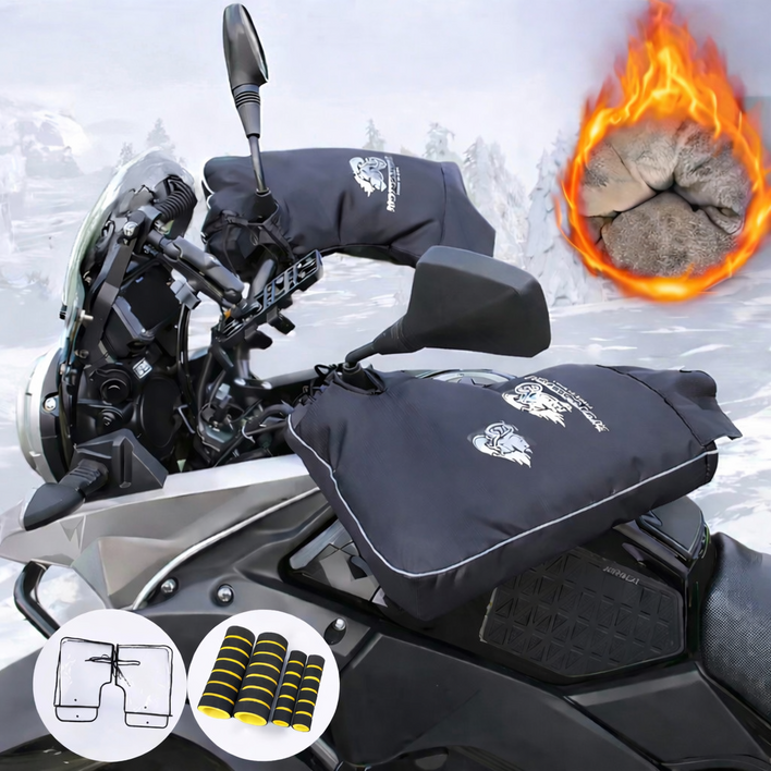 Clevoria 오토바이 바이크 겨울 방한 보온 핸들 토시 방수 방풍 라이딩 필수템