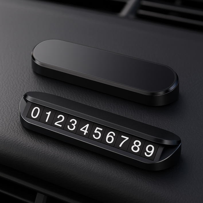 솔앤홈 원터치 숨김 야광 주차번호판