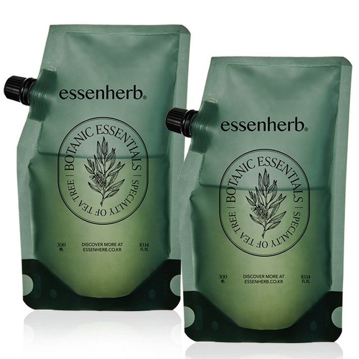 에센허브 티트리 아크네 데일리 바디워시 리필