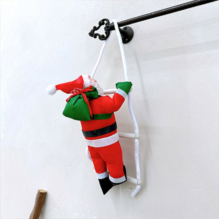 왓위셀 사다리 타는 산타할아버지 크리스마스 장식, 1개