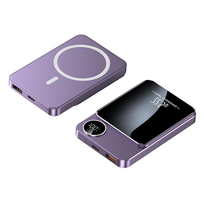 맥세이프 보조배터리 10000mAh 무선 대용량 가벼운 아이폰 갤럭시 사용가능