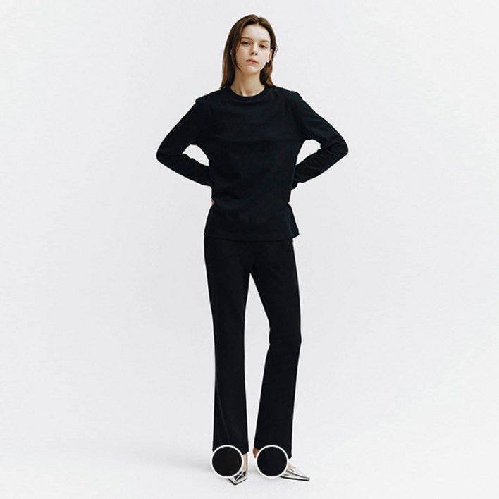 매장정품 지오다노 414907 여 부츠컷 풀밴딩 팬츠100313