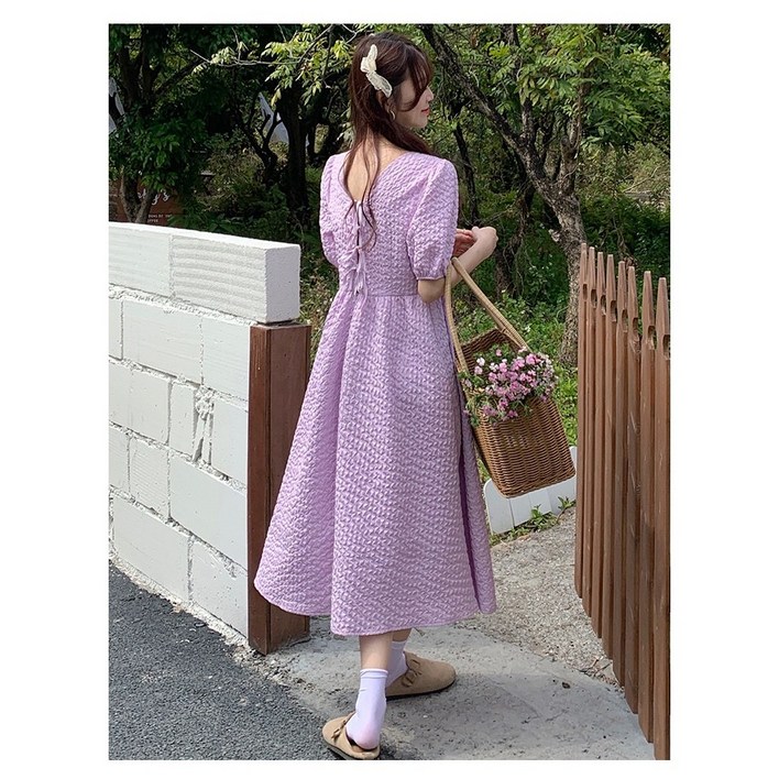 아톰닉살랑살랑 핑크무드 러플 드레스 로맨틱 퍼프소매 달콤살벌 러블리핏 플로럴 원피스