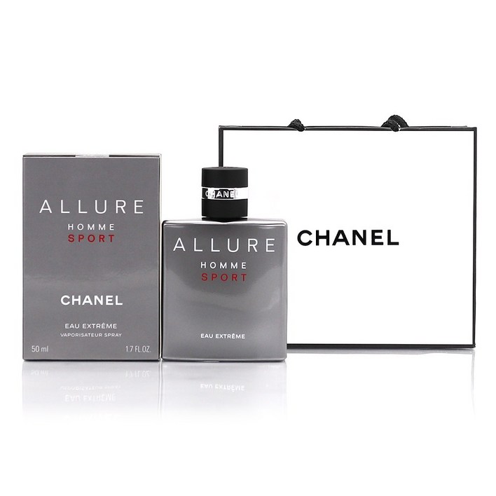 정식 한글라벨 백화점제품 샤넬 알뤼르 옴므 스포츠 오 엑스트렘므 오 드 빠르펭, 쇼핑백동봉