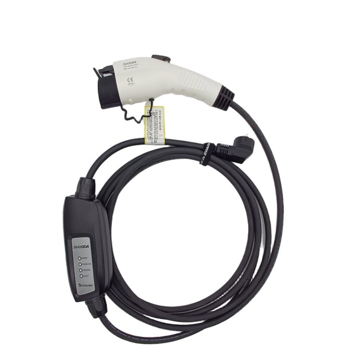 이볼루션 전기차충전기 가정용 완속 충전케이블 5m DUOSIDA 16A 220V 비상용 휴대용 이동형 충전기 아이오닉5 테슬라 EV6 포터2 봉고 코나 니로 볼트 벤츠 BMW
