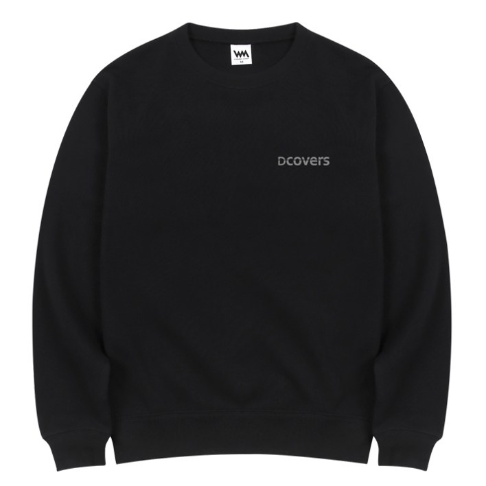 2023 DCOVERS 기모 맨투맨 티셔츠 남자 여자 가을 겨울 긴팔티