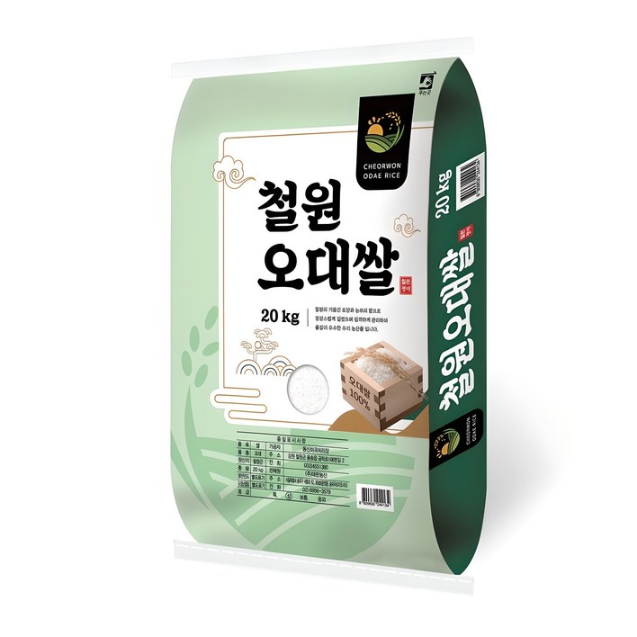 대한농산 2025년 햅쌀 철원오대쌀, 20kg, 1개, 상등급