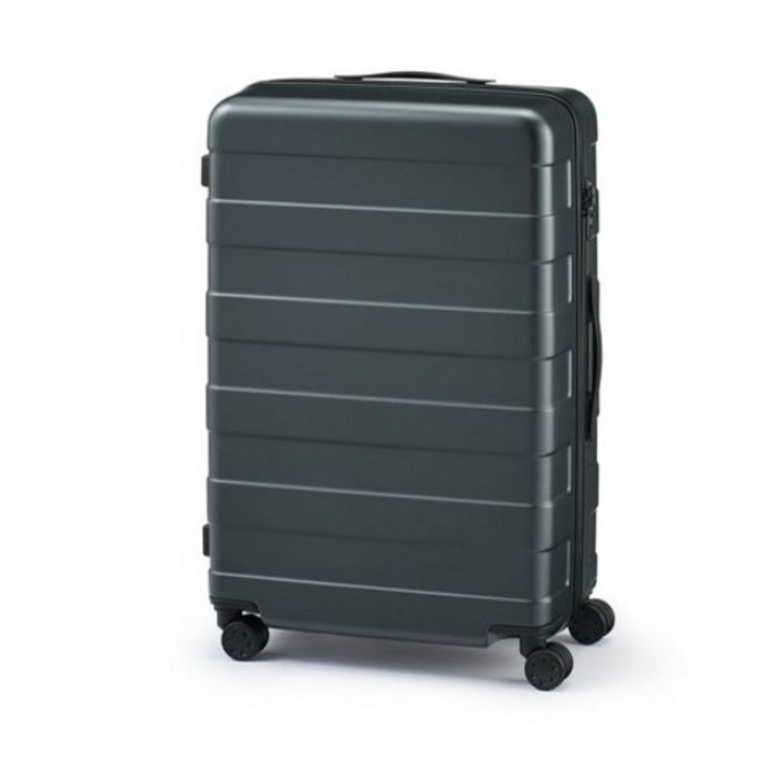 무인양품 높이 조절이 가능한 하드 캐리어 75L 시리즈 66.04cm28인치 다크그레이