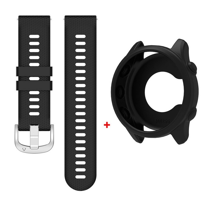 GARMIN FORERUNNER 255 265 소프트 보호 커버 쉘용 실리콘 보호 케이스 + 스트랩