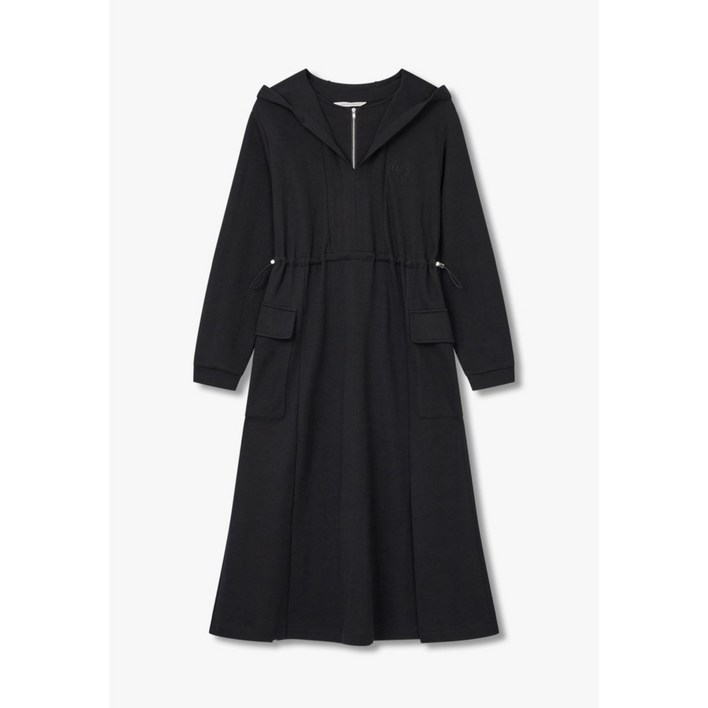 [보브] 후디드 엠브로이더리 슬릿 롱 원피스 7154337201 뉴코아일산